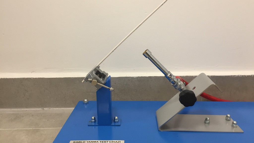 Kablo Yatay ve Dikey Yanma Test Cihazı