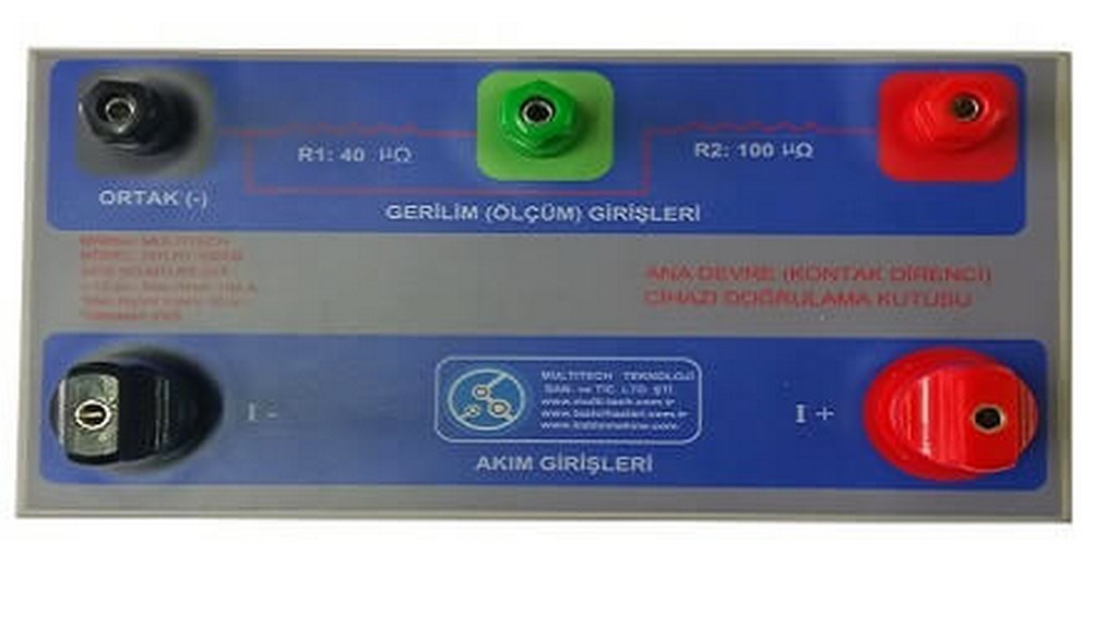 Mikro Ohmmetre Doğrulama Kutusu